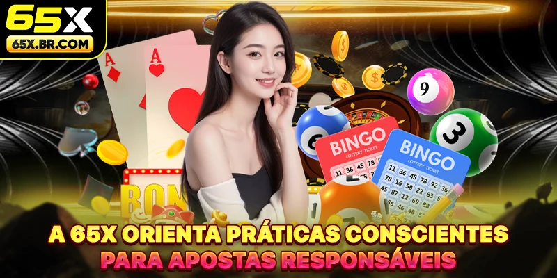 A 65X orienta práticas conscientes para apostas responsáveis