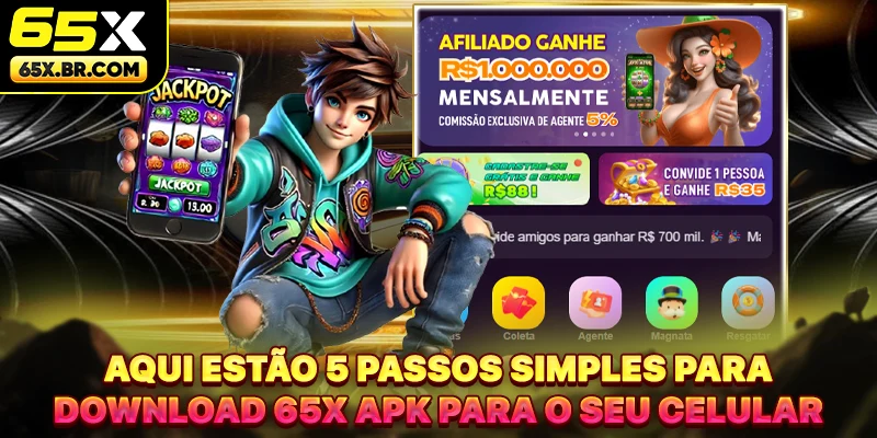 Aqui estão 5 passos simples para Download 65X APK para o seu celular