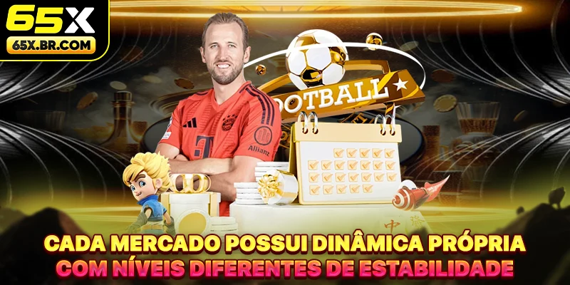 Cada mercado possui dinâmica própria, com níveis diferentes de estabilidade